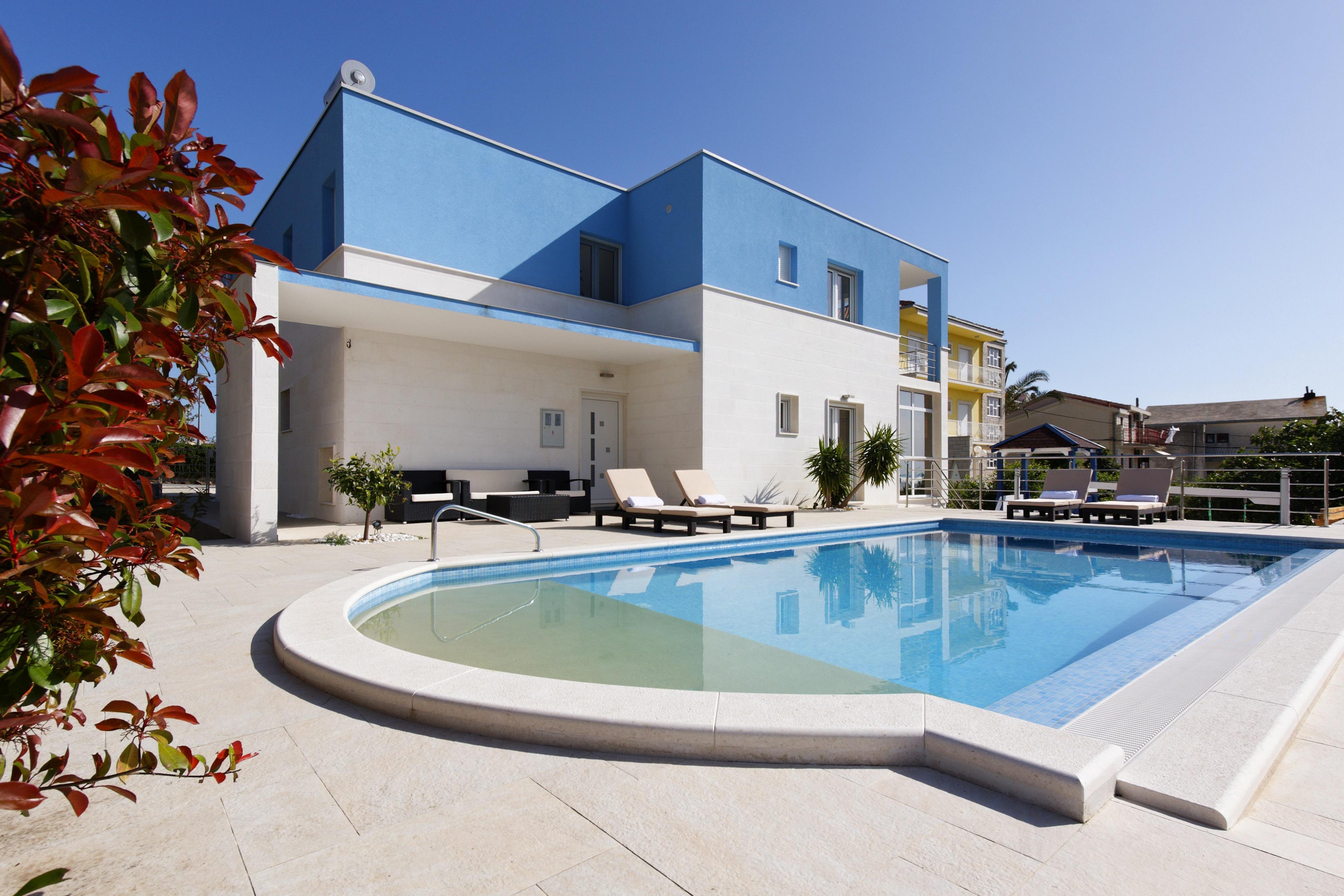 Villa Mermaid Your Croatian Haven With Luxury Pool And Scenic Views Podstrana Extérieur photo